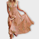 Felizia – boho kleit lummava tikandiga