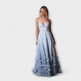 Luzie – Elegantne avar pikk kleit