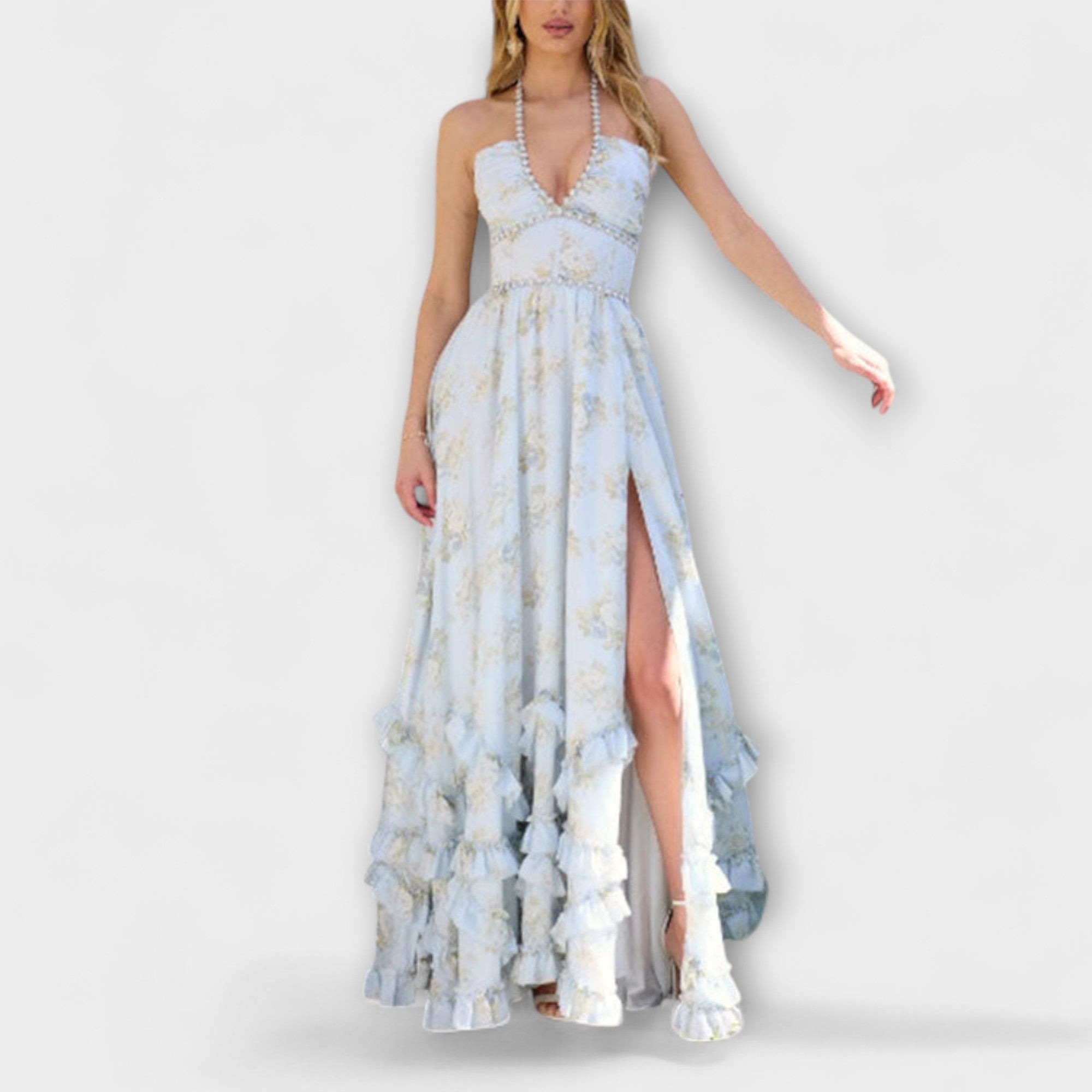 Luzie - Elegantne pikk vaba lõikega kleit