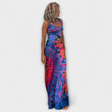 Ronja - La Bamba tie-dye print maxi kleit