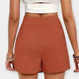 Shorts e saia de cintura subida