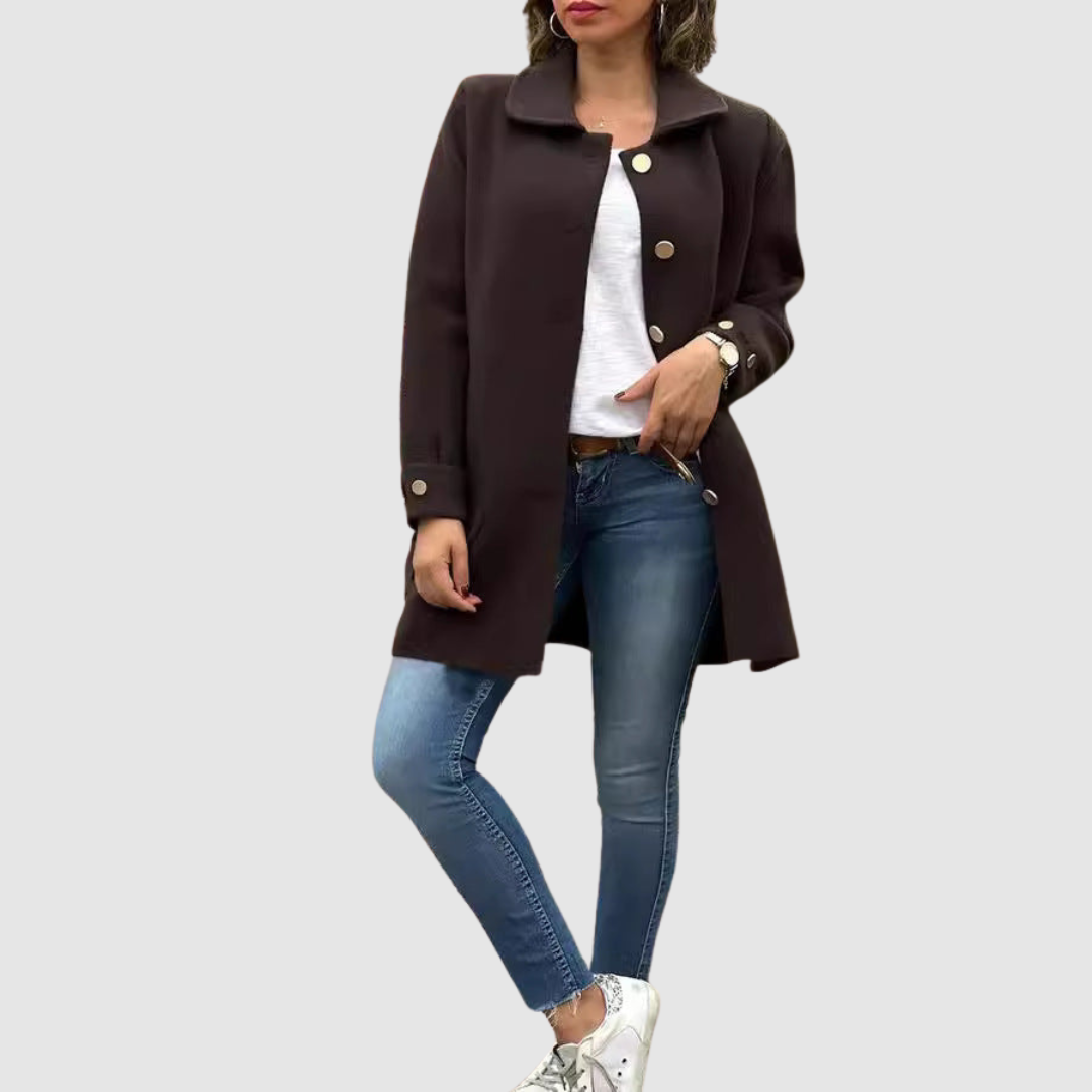 Martina - Klassikaline oversize mantel nöbitega