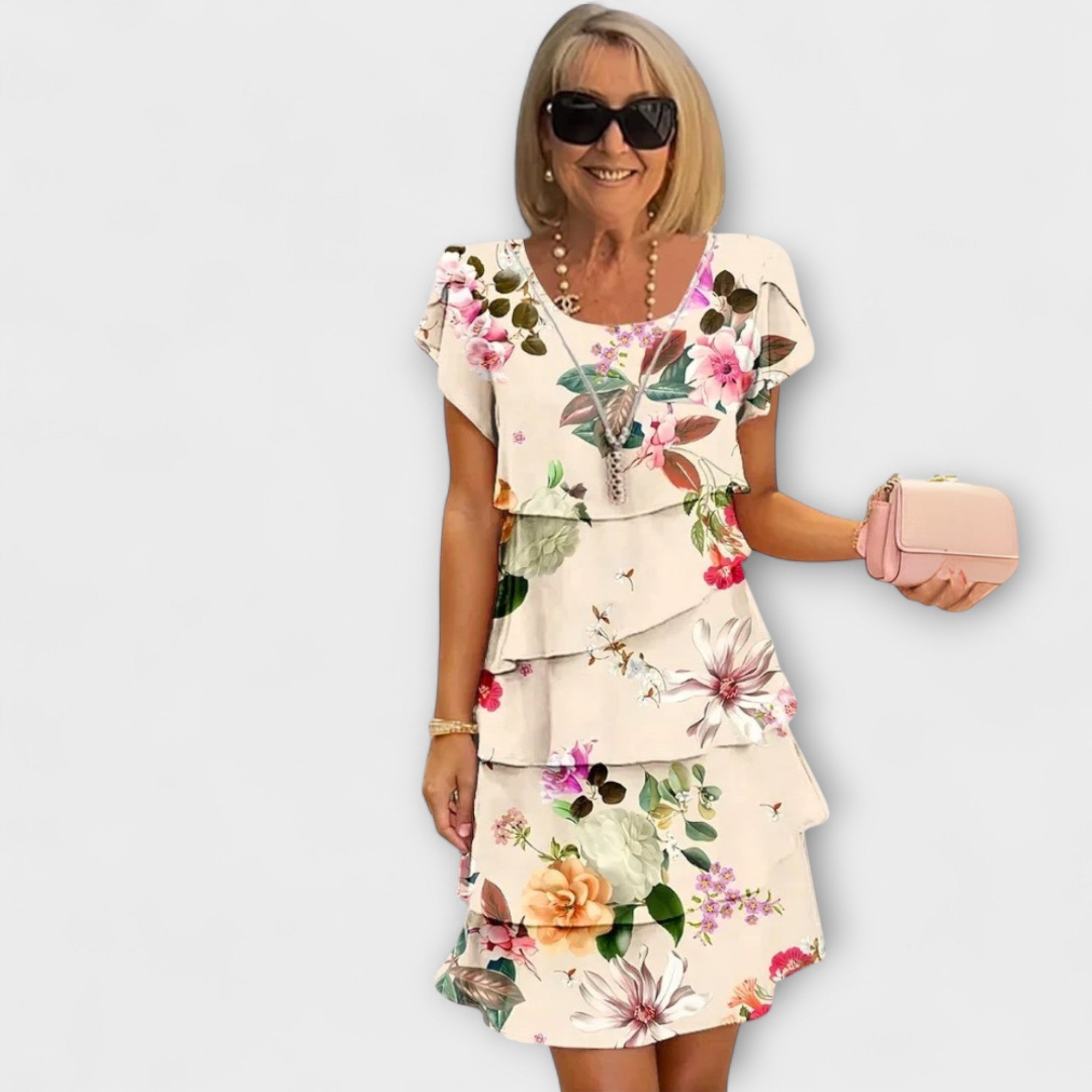 Lillian - Lilleline Elegantne Kleit