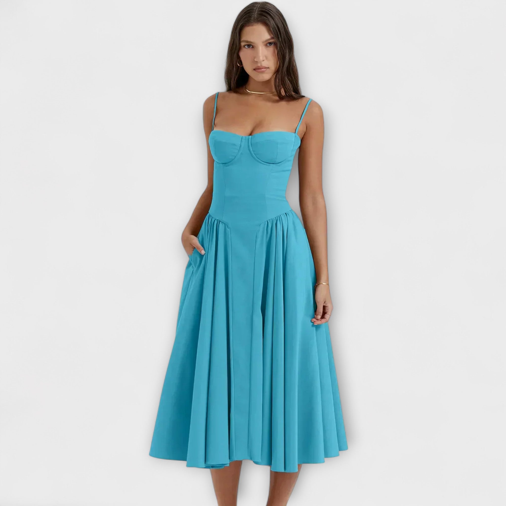 Rosalie - Elegantne varrukateta pitsiga kleit