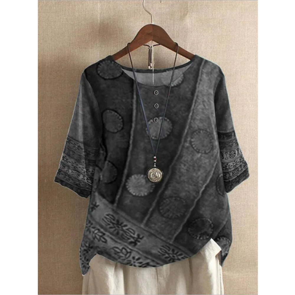 Valerie - värviline boho-top