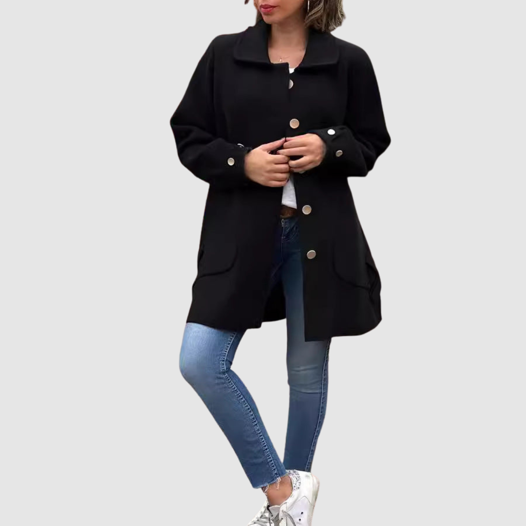 Martina - Klassikaline oversize mantel nöbitega