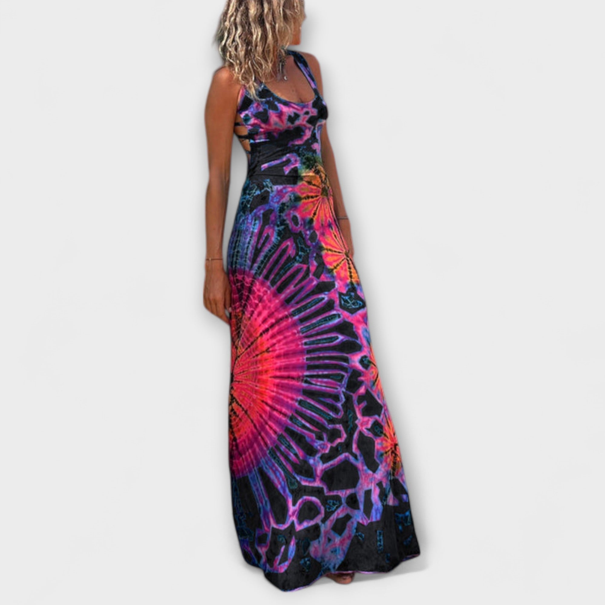 Ronja - La Bamba tie-dye print maxi kleit