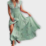 Felizia – boho kleit lummava tikandiga