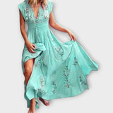Felizia – boho kleit lummava tikandiga