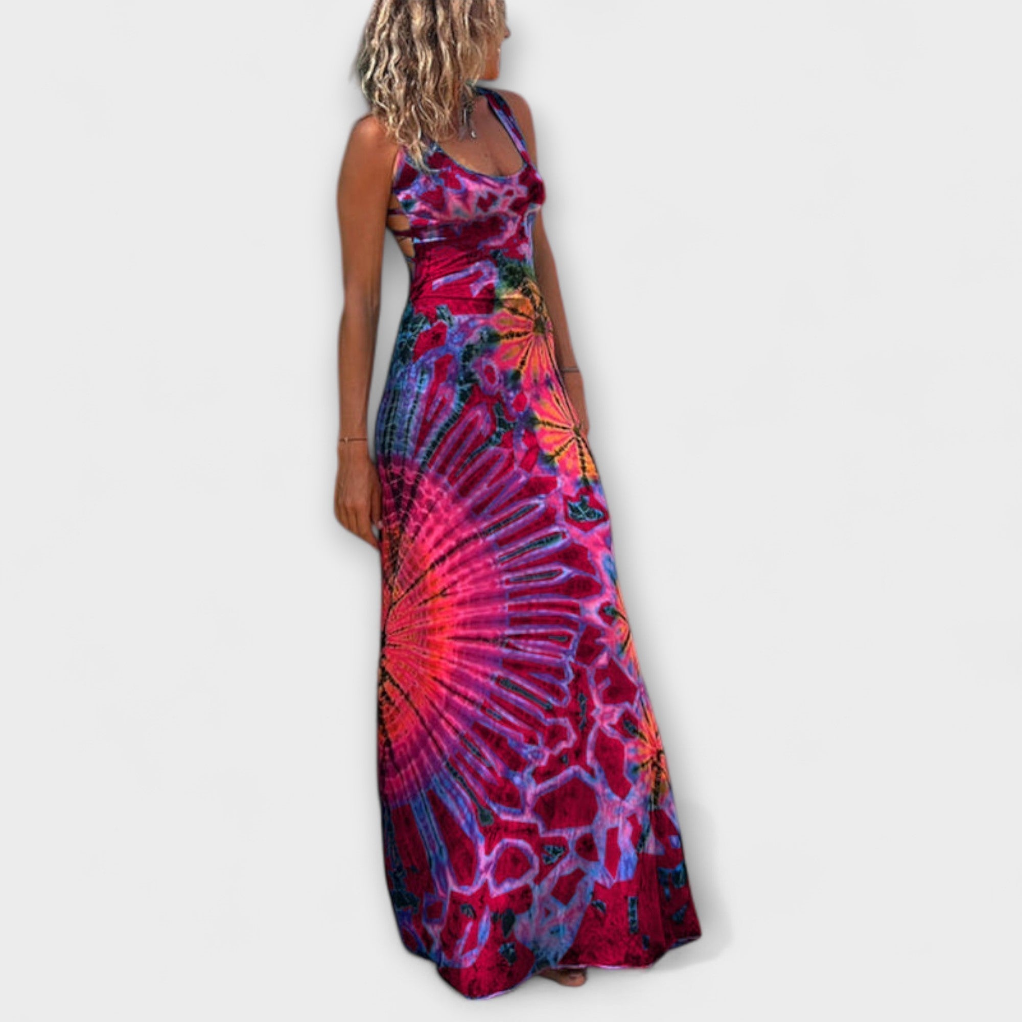 Ronja - La Bamba tie-dye print maxi kleit