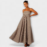 Maxikleit Nocturnal Charm volanitega