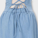 Lux - rihmadeta denimkleit