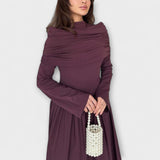 Jessica - laia lõikega kleit oversize stiilis