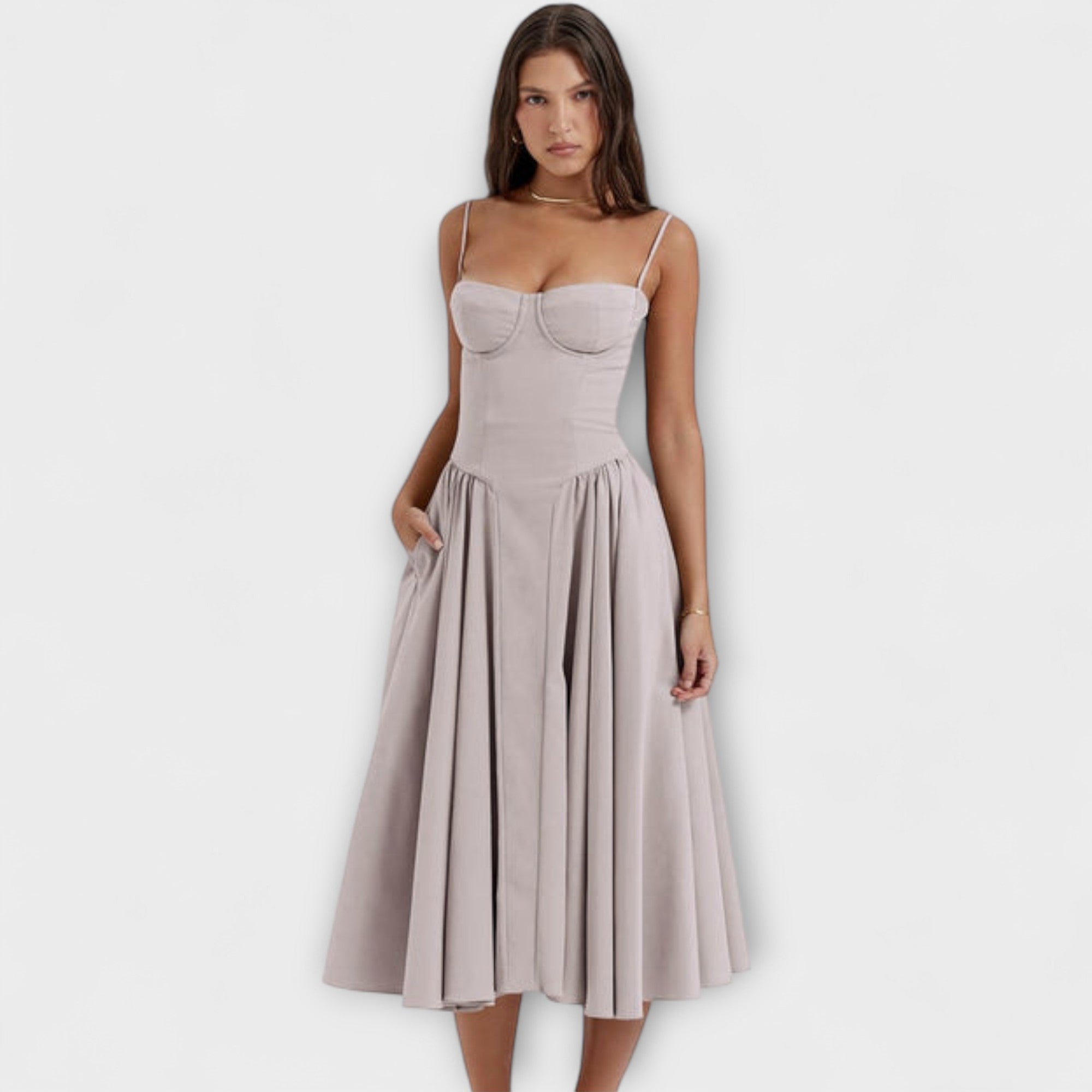 Rosalie - Elegantne varrukateta pitsiga kleit