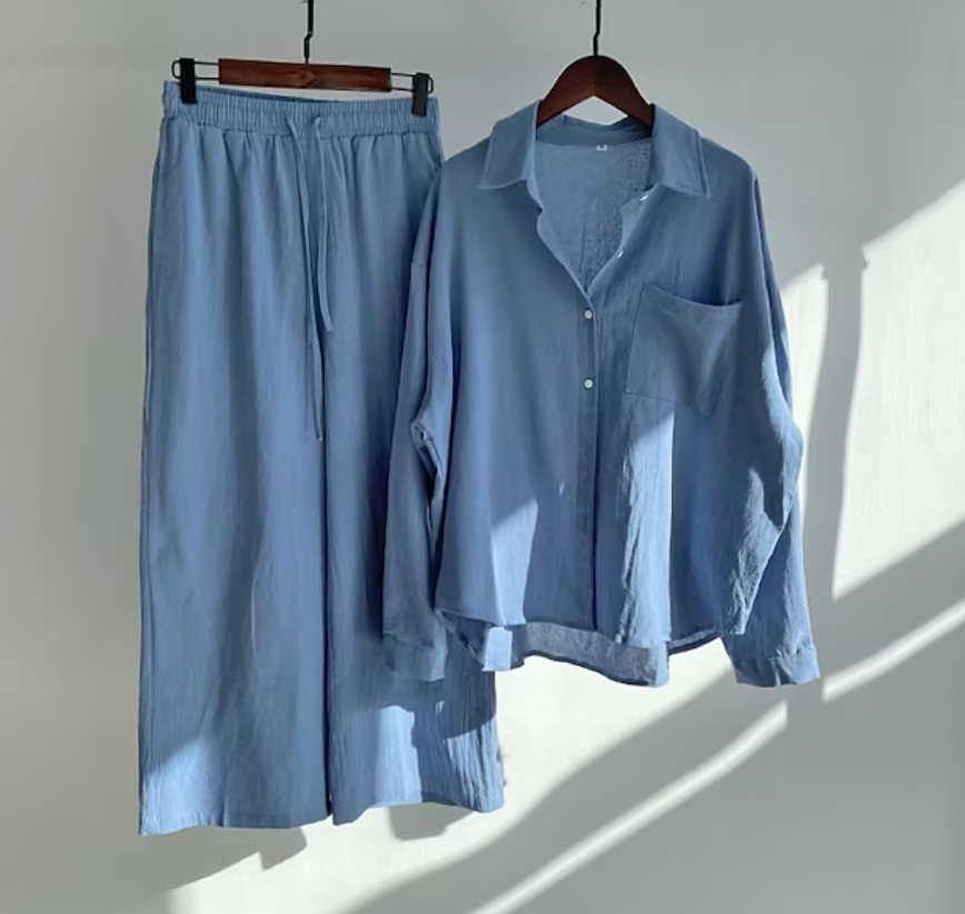 Kaja – Elegantne suve linane komplekt