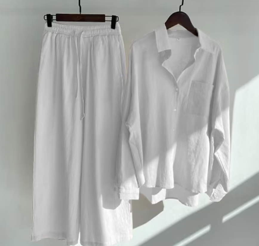 Kaja – Elegantne suve linane komplekt