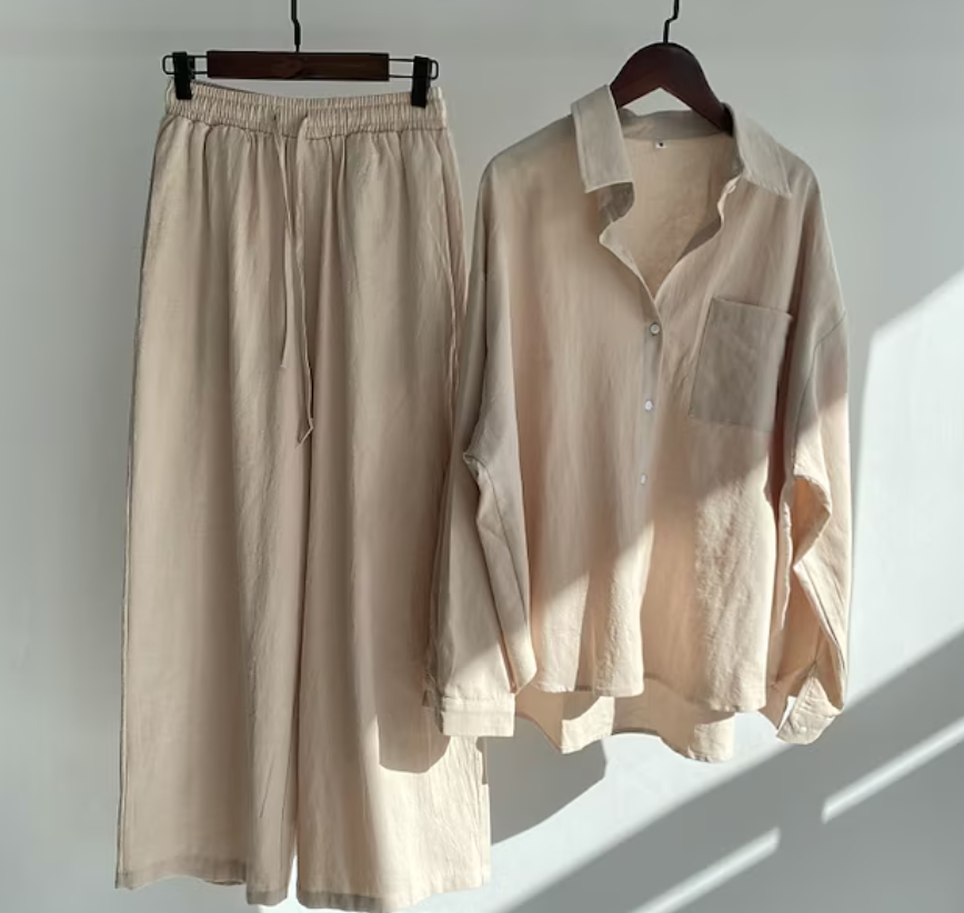 Kaja – Elegantne suve linane komplekt
