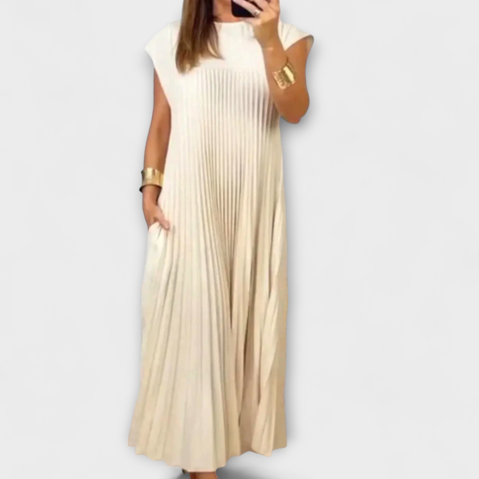 Zairelle – Elegantne plisseeritud kleit