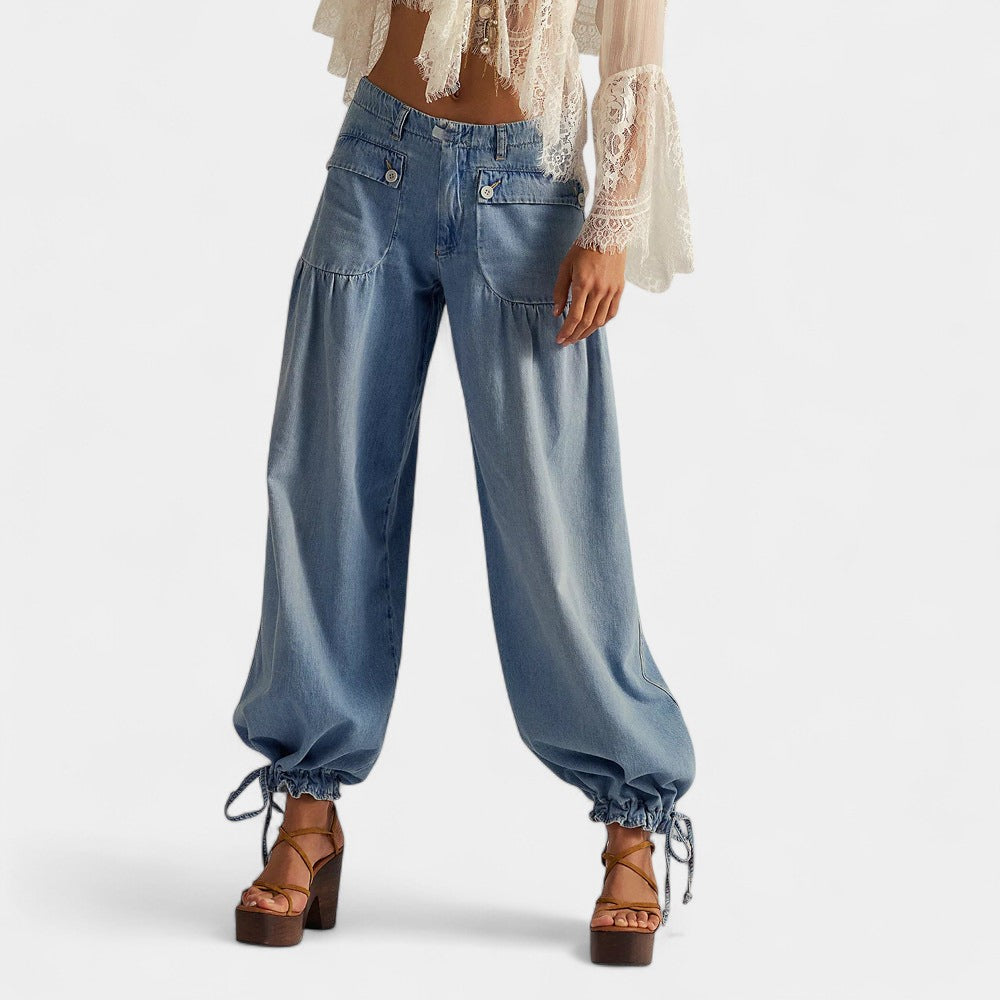 Poppy – suured jeansid boho võluga