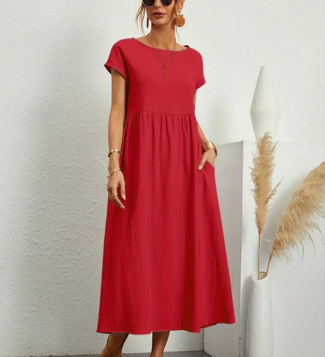 Gabrielle™ — voolav midi kleit, ajatu elegantsus