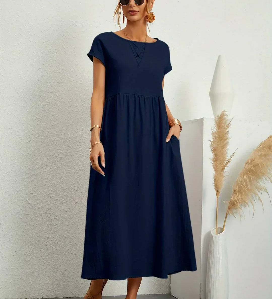 Gabrielle™ — voolav midi kleit, ajatu elegantsus