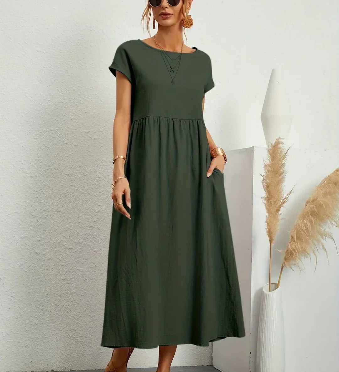 Gabrielle™ — voolav midi kleit, ajatu elegantsus