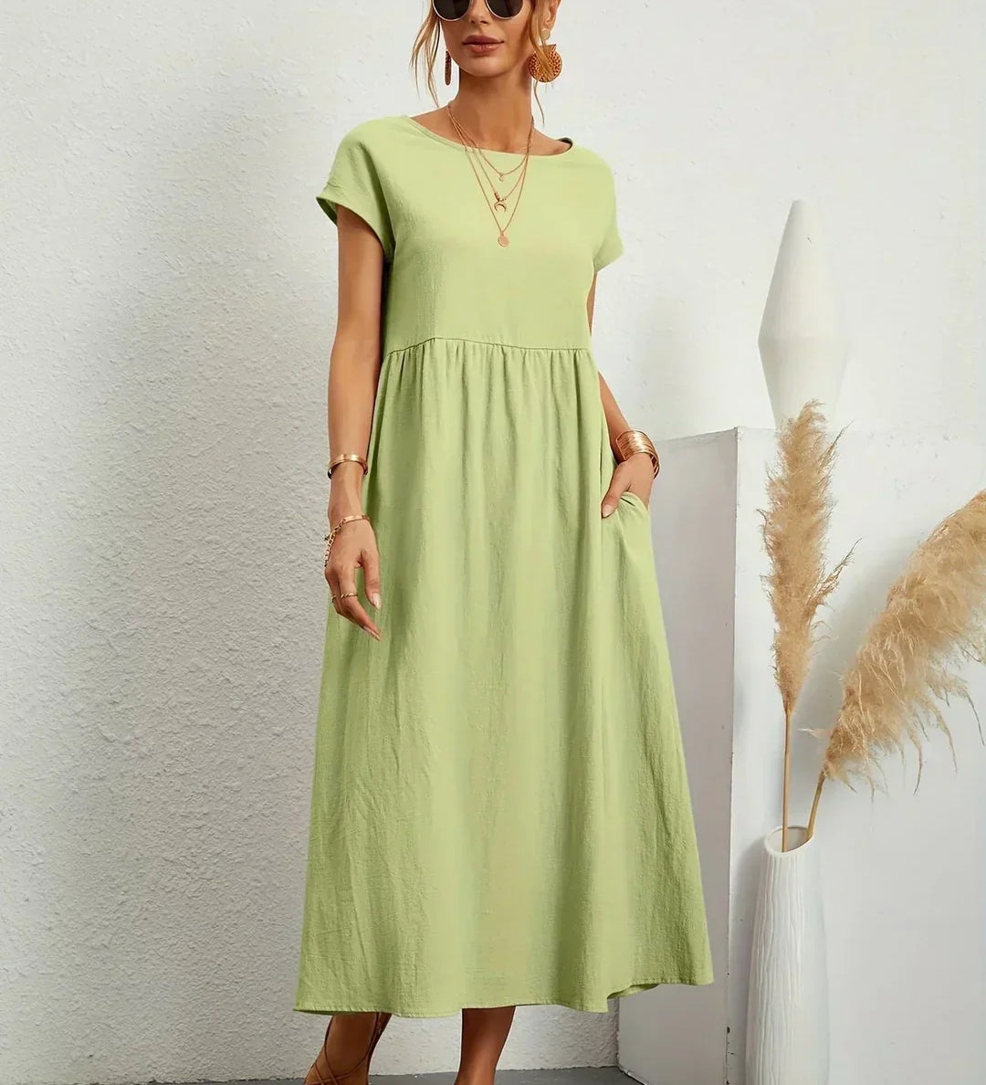 Gabrielle™ — voolav midi kleit, ajatu elegantsus