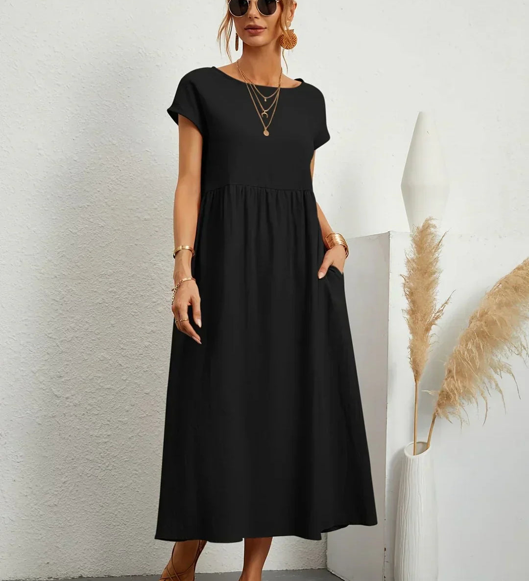 Gabrielle™ — voolav midi kleit, ajatu elegantsus