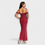 Ione - bodycon kleit väliste paeltega ja voldikutega