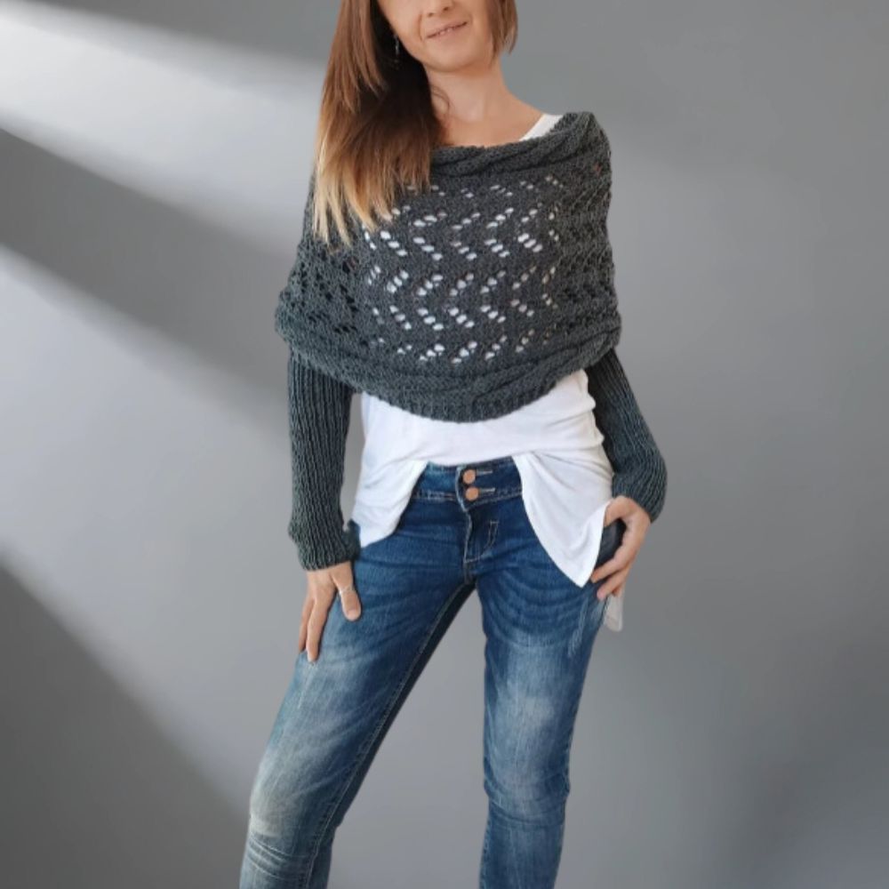 Celeste™ - suur kootud sall