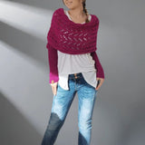 Celeste™ - suur kootud sall