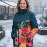 Antonina – pikitud jakk alternatiivse mustriga Vintage