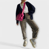 Chandra - vintage teksad leopardiprindiga