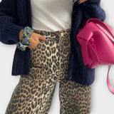 Chandra - vintage teksad leopardiprindiga
