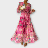 Evelyn - Maxi kleit Aquarelle Dream