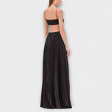 Mireille - Elegantne maxi kleit plisseeritud ja avaga