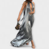 Calliope - Metallilised plisseeritud maxi kleidid