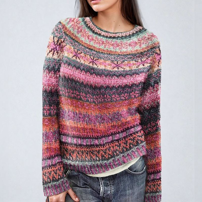 Anna | Klassikaline Fair Isle kampsun