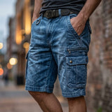 Elias | Mugavad denim-kargolühikesed püksid