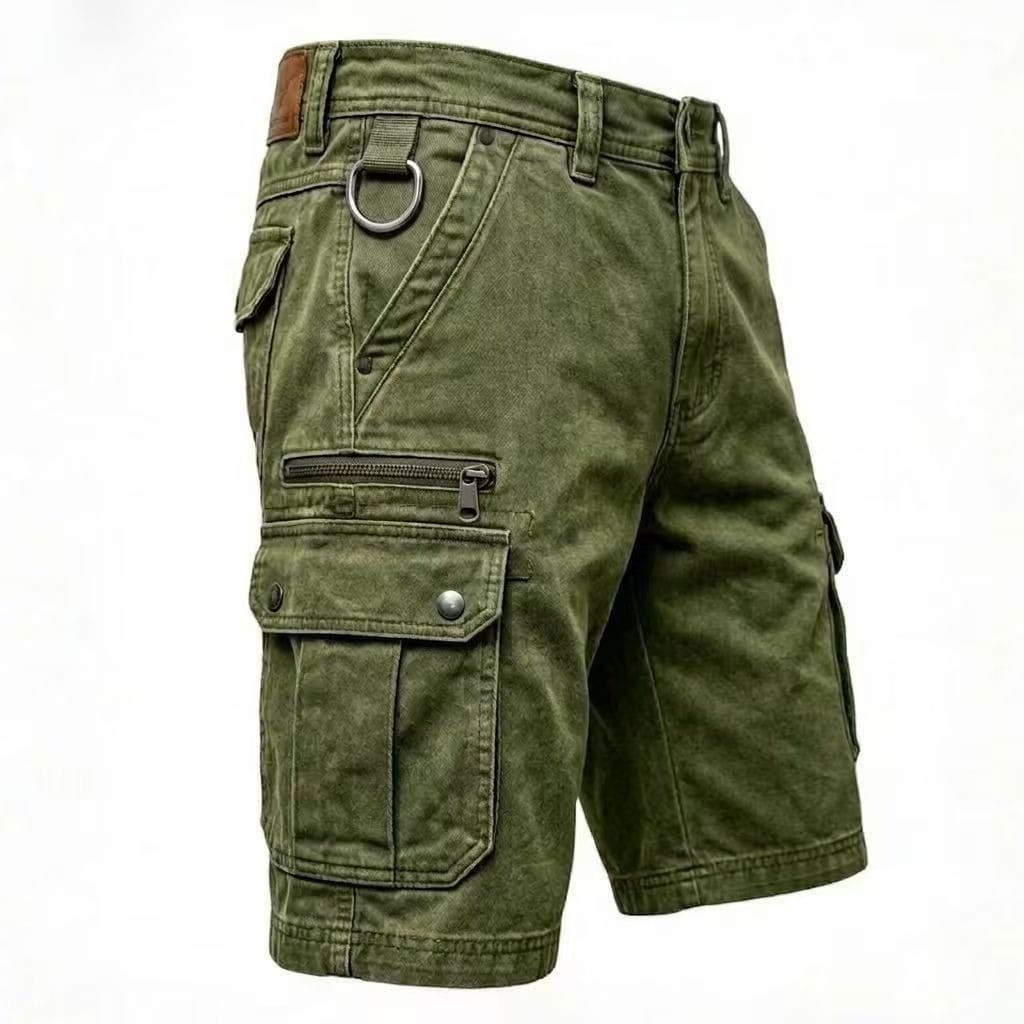 Elias | Mugavad denim-kargolühikesed püksid