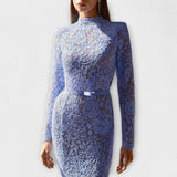 Freya - Elegantne midi kleit lillepitsiga