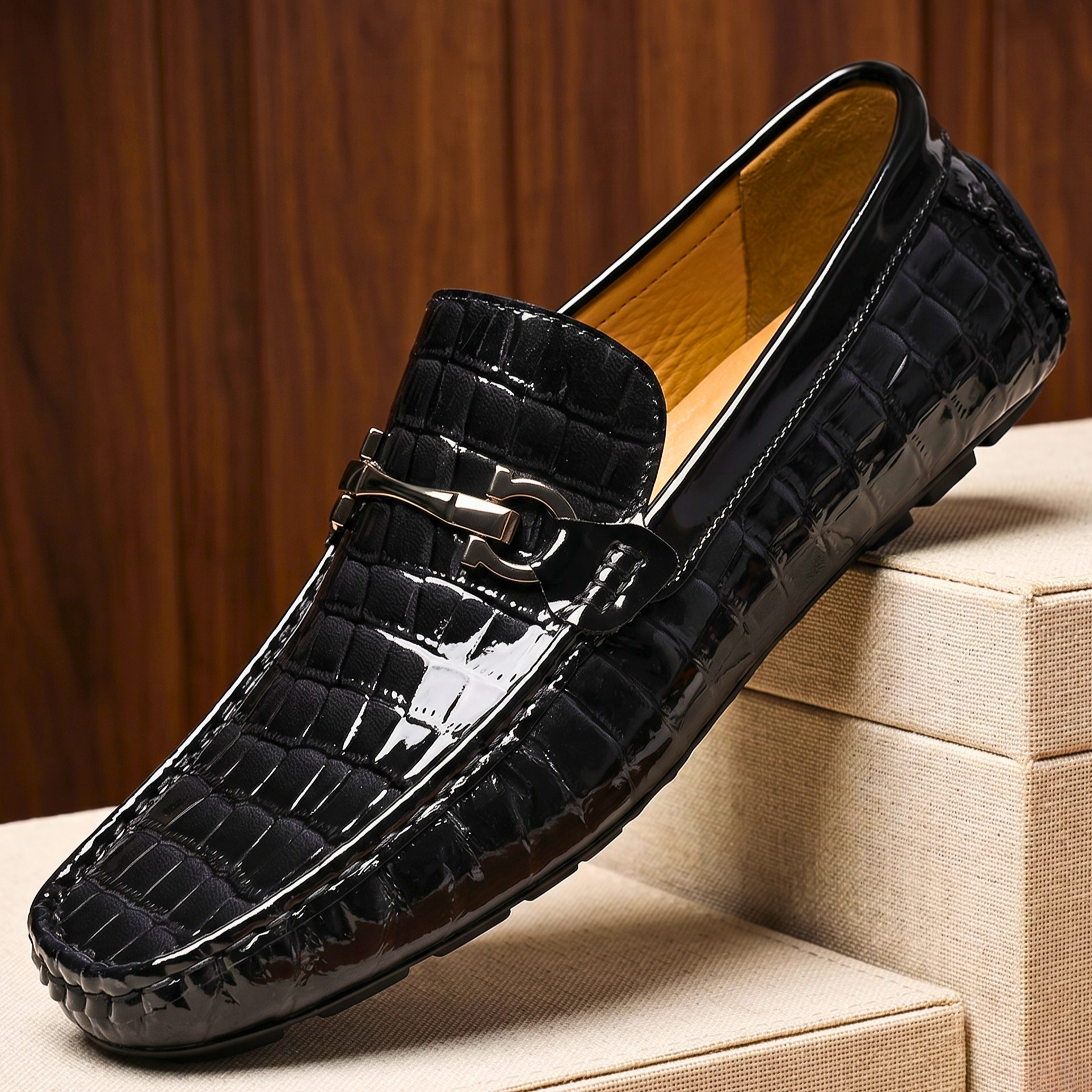 Lukas | Nahast loaferid meestele