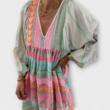 Hermine dress in bright colors
