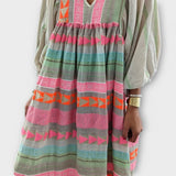 Hermine dress in bright colors