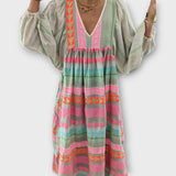 Hermine dress in bright colors
