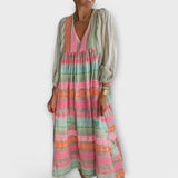 Hermine dress in bright colors