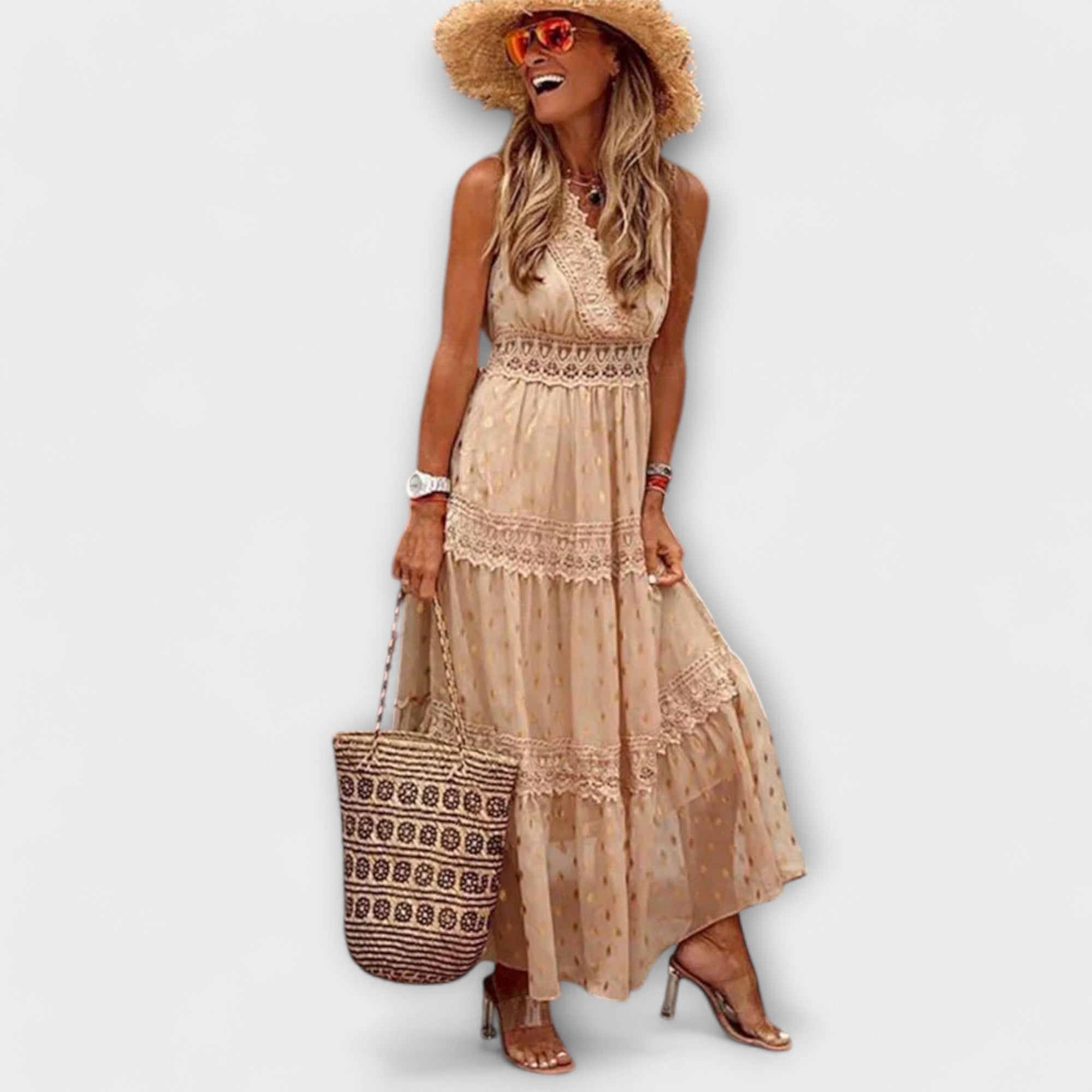 Lola - maksikleiti boho pitsiga